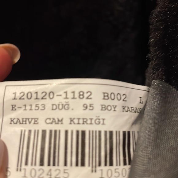 NWT! Shearling natural man coat! Made in Turkey. - Picture 5 of 7